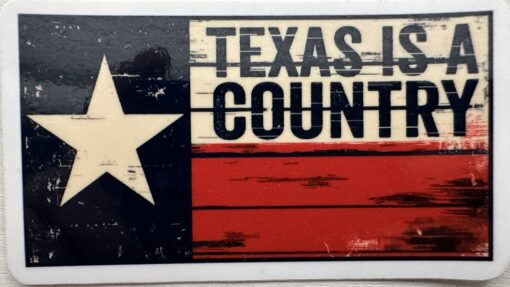 Texas Flag Sticker - Image 2