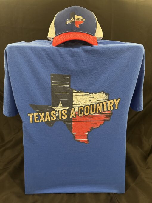 Texas State Royal Blue T-Shirt - Image 2