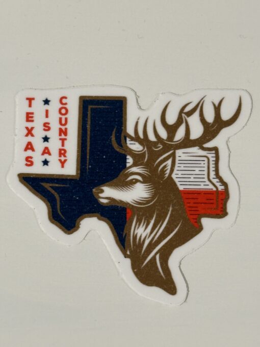 Texas Deer Sticker - Image 2