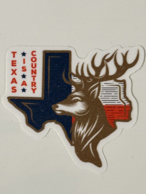 Texas Deer Sticker - Image 3